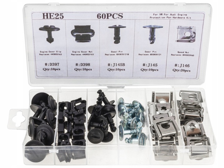 KIT AGRAFE VIS CARTERS MOTEUR VERS VW AUDI SKODA SEAT