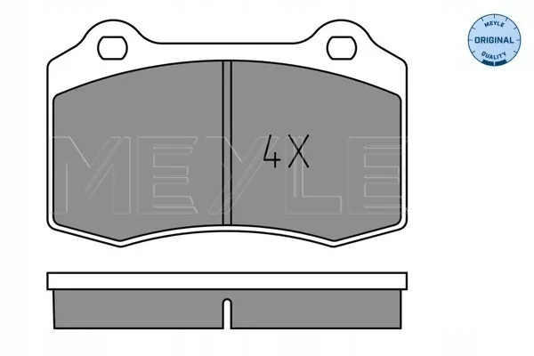 MEYLE ZAPATAS DE FRENADO JAGUAR PARTE TRASERA S-TYPE/XJ 4,2 02-09 