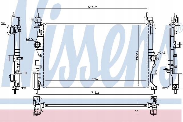 NISSENS 630785 RADIATEUR EAUX photo 5 - milautoparts-fr.ukrlive.com