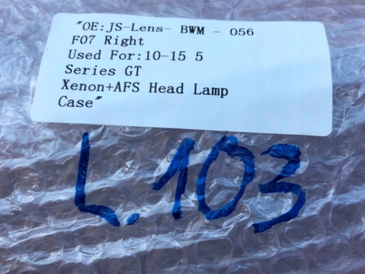 BOÎTE PROJECTEUR XÉNON AFS DROITE AVANT VERS BMW 5GT F07 AVANT LIFT 2009-13