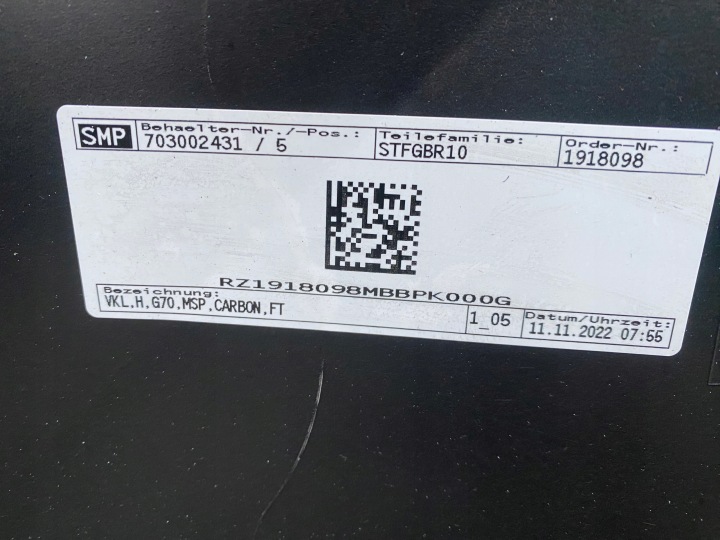 PARE-CHOCS ARRIÈRE ARRIÈRE KIT BMW I7 G70