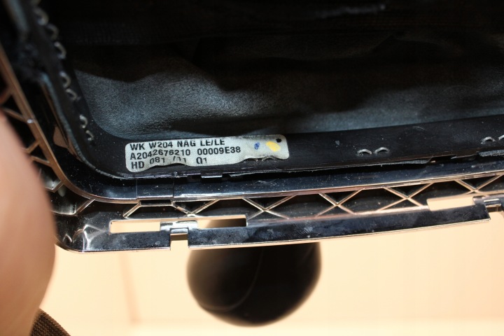 MERCEDES W204 2011R POMMEAU DE VITESSE CHANGEMENTS VITESSE CARTER CHÂSSIS A2042676210