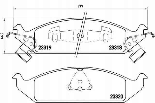 JUEGO - JUEGO ZAPATAS DE FRENADO BREMBO 048977 