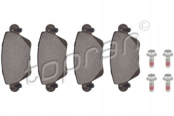 TOPRAN 302 051 PADS BRAKE photo 1 - milautoparts-fr.ukrlive.com