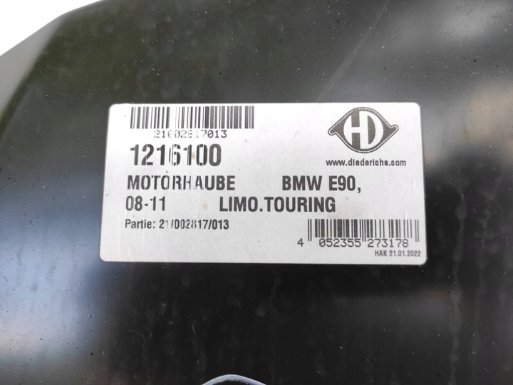CAPO RECUBRIMIENTO DEL MOTOR BMW E90 1216100 