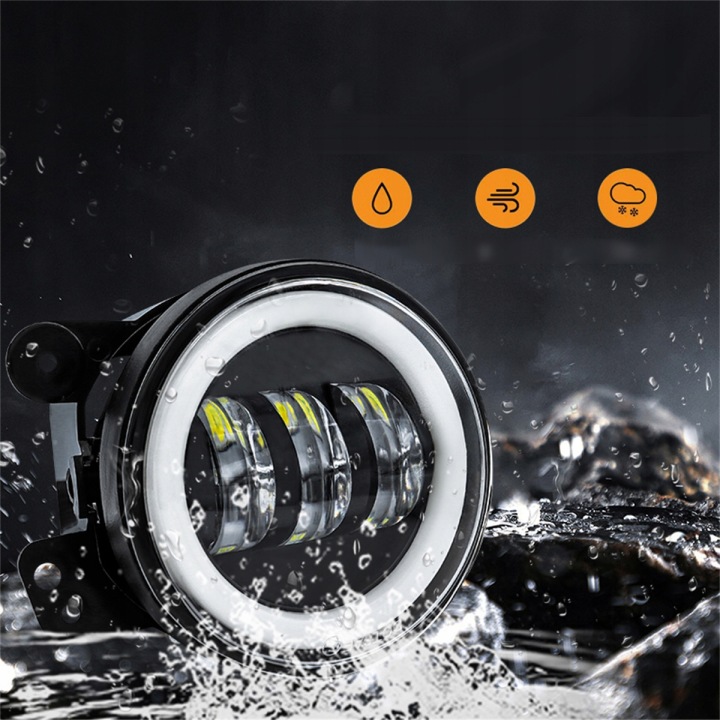 2PCS 4 POUCES PHARE LED AVANT PROJECTEUR RETRO MOTOCYCLETTE HOMOLOGATION