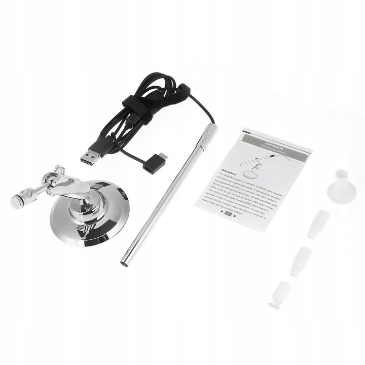 1PC 200X 8 LED ENDOSCOPE 1080P CAMERA LUPOWCA USB/MICRO USB POUR 7X