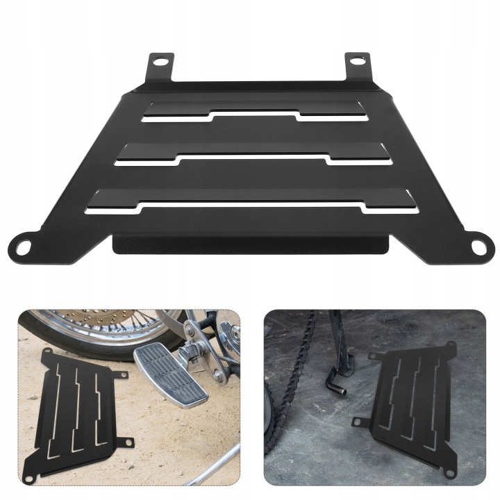 NOIRE PROTECTION CIEPLNA RADIATEUR MOTOCYCLETTE AVEC PROTECTION AVANT BLOTEM