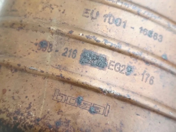 CATALYSEUR OPEL MERIVA B 55597325 1.4L GASOLINE 74KW 2012