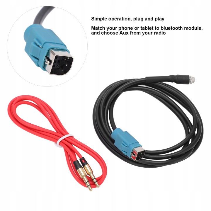 AUX ADAPTATEUR KABLOWY ADAPTATEUR AUDIO ADAPTATEUR POUR ALPINE KCE 237B AUX DANS BV