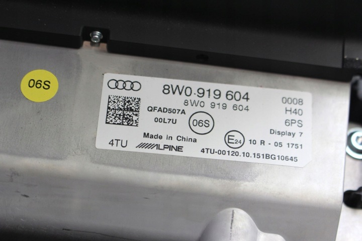 AUDI A4 A5 KIT MMI MONITEUR LECTEUR DE CARTE MIB 2 PANNEAU 8W0035842A 8W0919614M 8W0
