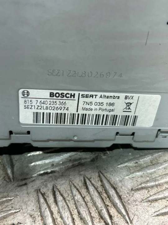 SEAT ALHAMBRA II 7N 10-15R RADIO CD AUTORADIO 7N5035186