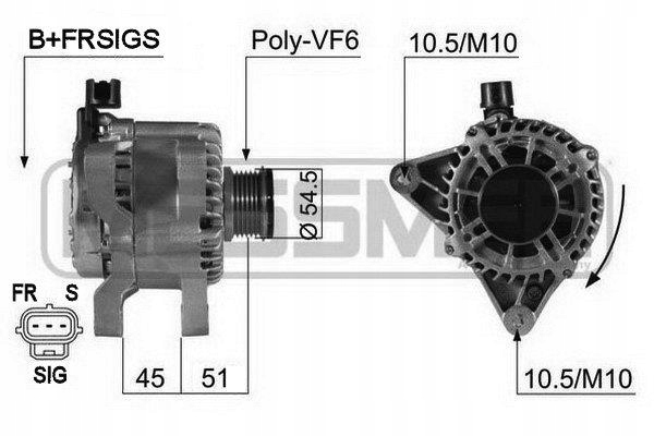 ELECTRIC GENERATOR ERA 210432A photo 1 - milautoparts-fr.ukrlive.com