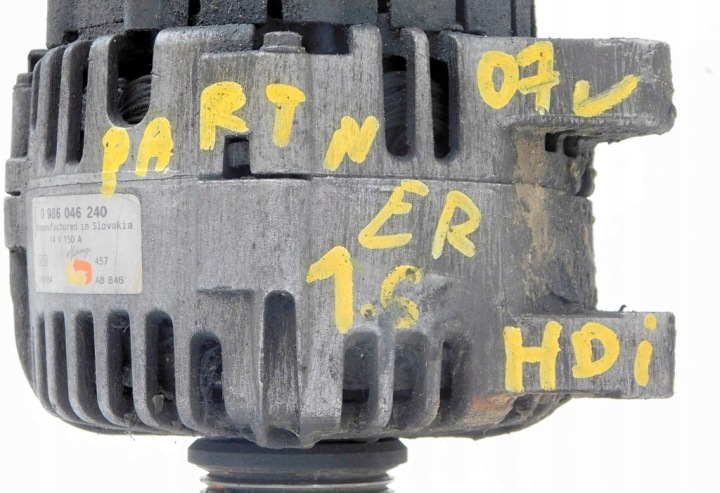 CITROEN BERLINGO PARTENAIRE I 1.6 HDI ALTERNATEUR 150A 0986046240