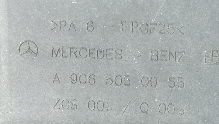 PANNEAU AVANT RADIATEURS MERCEDES SPRINTER W906 LIFT 13- 3.0 CDI MANUEL ADBLUE
