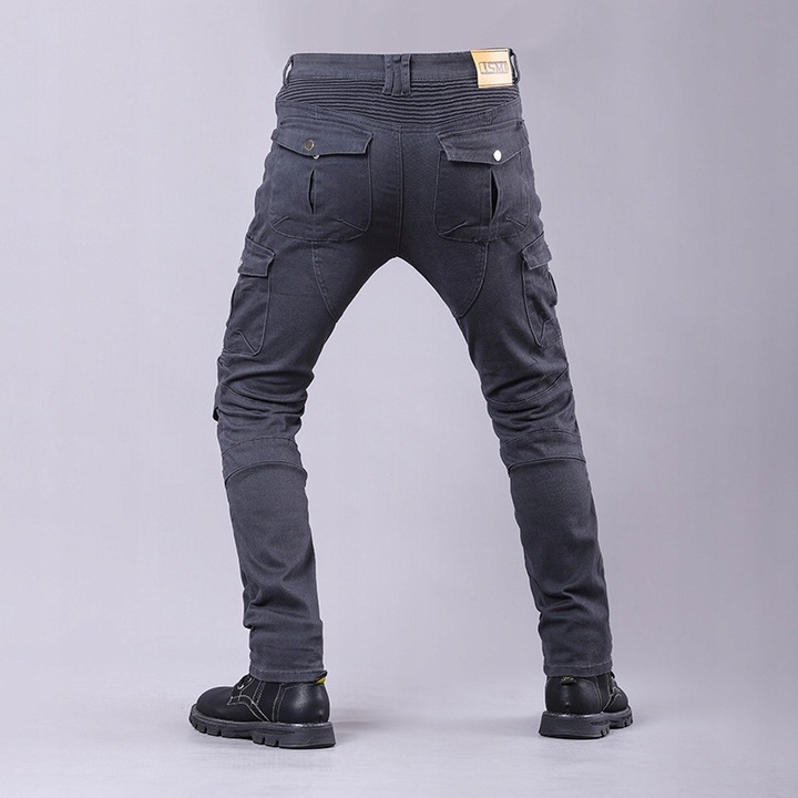 PANTALONES MOTOCICLETA BOJOWKI MESKIE JEANSY KEVLAR S-XXXL 