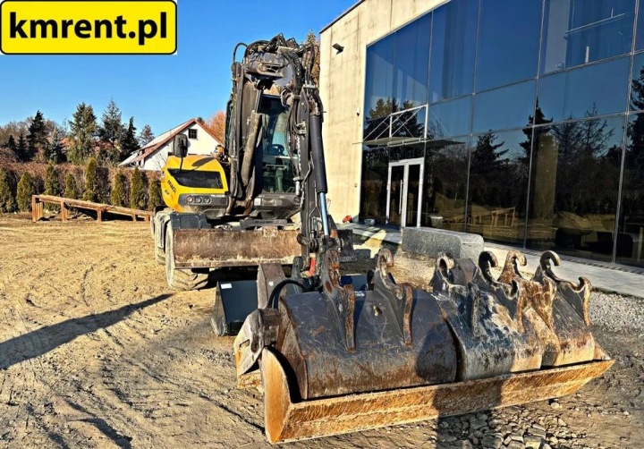 MECALAC 9 MWR EXCAVATRICE KOLOWA 2019R. MECALAC 11 MWR, 15 MWR KOMATSU PW 98