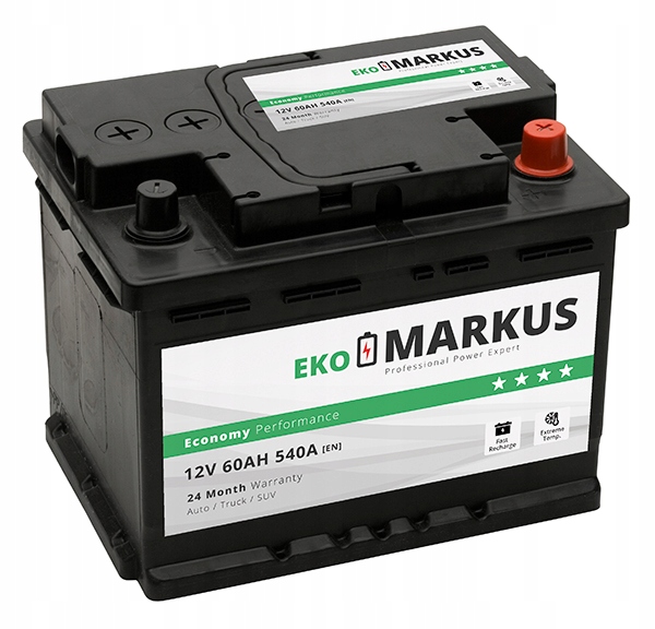 BATERÍA MARKUS EKO 60AH 500A 