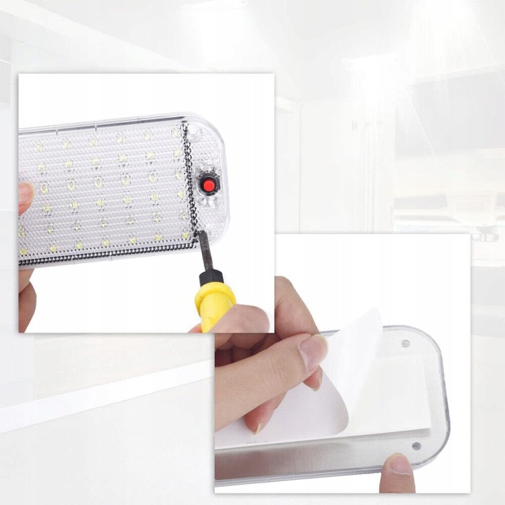 4 PIÈCES AMPOULE LED VERS INTÉRIEUR VOITURES BLANC 48LED 12V-85V 5W VERS COUVERCLES DE COFFRE