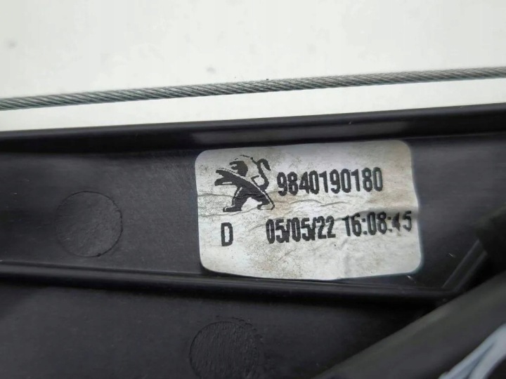 PEUGEOT 308 3008 II MÉCANISME VITRES DROIT ARRIÈRE ARRIÈRE ARRIÈRE MOTEUR COMPLET