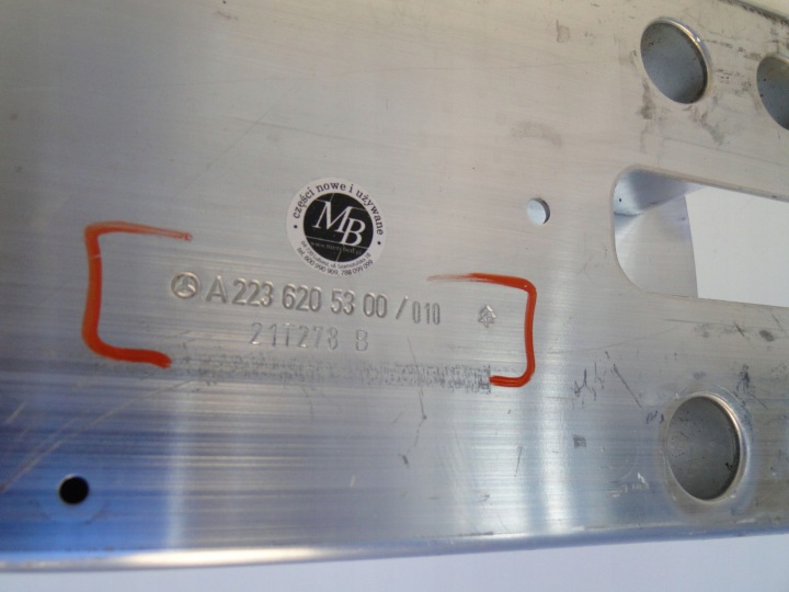 MERCEDES AVEC CLASSE W223 223 ZONES DE DÉFORMATION GAUCHE