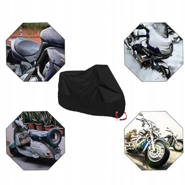 FORRO AL MOTOCICLETA 190T XXXL 265*105*125CM 