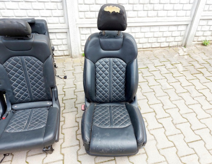 AUDI SQ7 Q7 4M 17R. SIÈGES BANQUETTE ARRIÈRE CUIR S-LINE 7-OSOB 4M0959851B