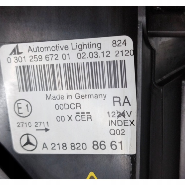 2013 MERCEDES-BENZ CLS C218 X218 PHARE AVANT A2188208661