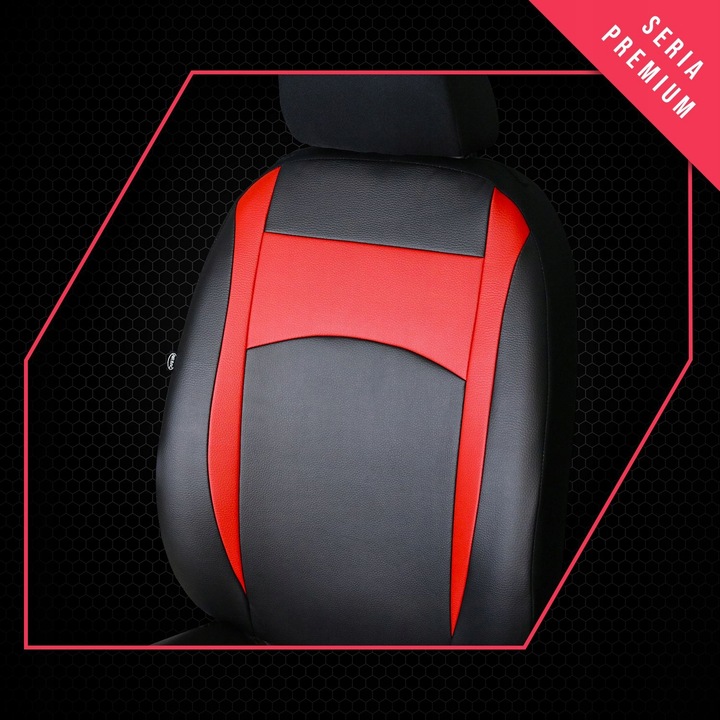 FORRO UNIVERSALES EKOSKORA DESIGN LEATHER ROJA PARA RENAULT SCENIC IV 