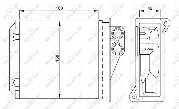 NRF 54236 WYMIENNIK CIEPLA, CALEFACCIÓN INTERIOR 