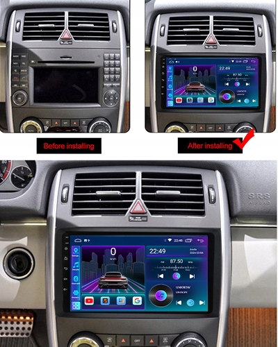 RADIO GPS ANDROID 13 MERCEDES W245 W169 W639 W906 SPRINTER 2GB+64GB CARPLAY 