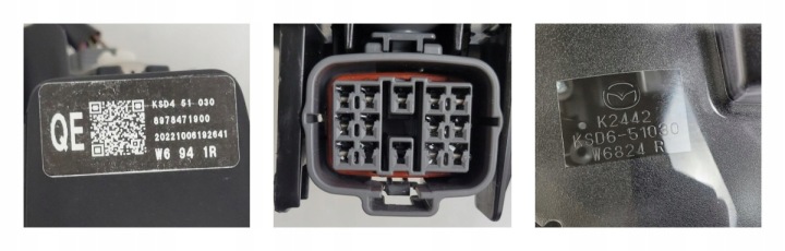 PHARE DROITE AVANT MAZDA CX-5 II KF LIFT COMPLET LED QE 2021- 12 GOUPILLE KSD4-51030