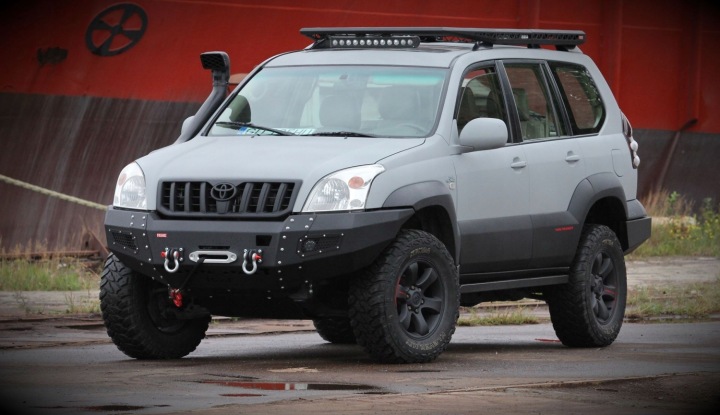 SEUILS LATÉRAL ACIER TOYOTA LAND CRUISER 120 MORE 4X4