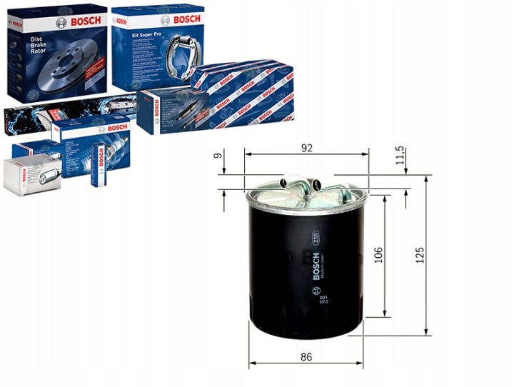 FILTRE CARBURANTS BOSCH 1 457 434 437 FILTRE CARBURANTS