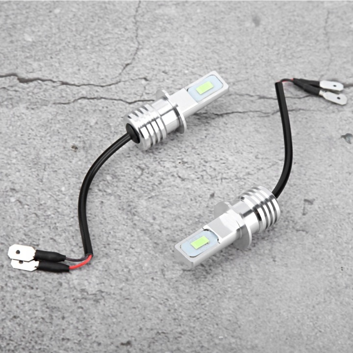 2 PCS H3 80W 8000K LED AMPOULE ANTIBROUILLARD PHARE 12-24V UNIVERSELLE