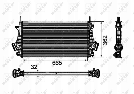 RADUADOR AIRE DE CARGA 30796 