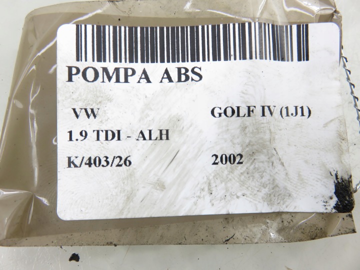 POMPE ABS VW GOLF IV (1J1) 1C0907379E 10096003133 1J0614517E