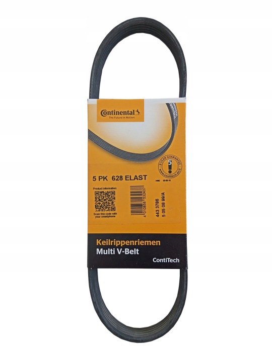 COURROIE MULTICANAL 5PK628ELAST
