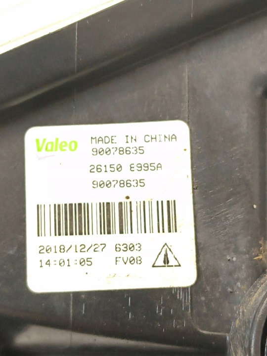 PHARE PHARES ANTIBROUILLARD DROITE NISSAN QASHQAI 90078637