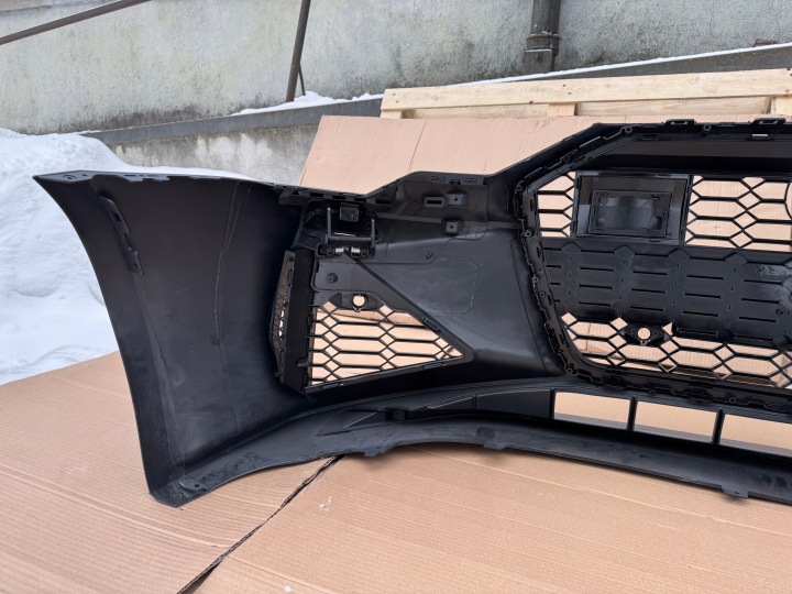 PARE-CHOCS AVANT AUDI A6 C8 18-23 STYLE RS6 NOIR ACC