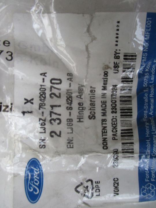 FORD KUGA MK3 2019- CHARNIÈRE COUVERCLES DE COFFRE ARRIÈRE DROIT 2371268 GAUCHE 2371270