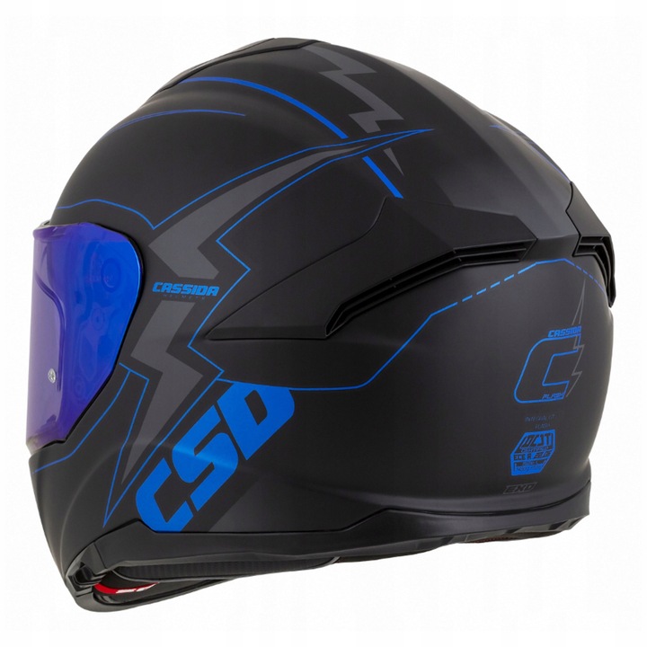 CASSIDA CASCO PARA MOTOCICLETA GT2 + LUSTRZANKA VENTANAS XS 