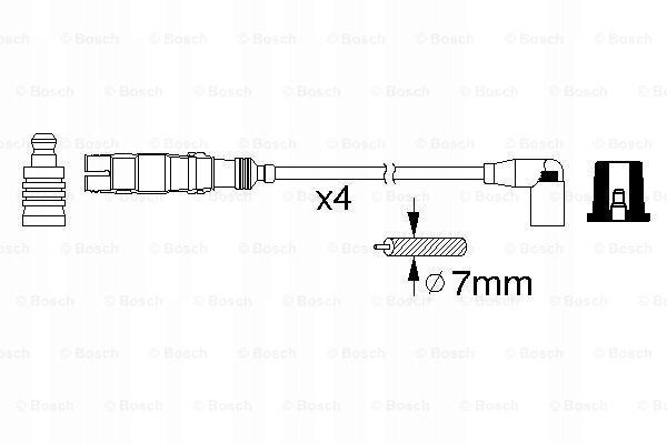 BOSCH 0 986 356 359 KIT FILS D'ALLUMAGE