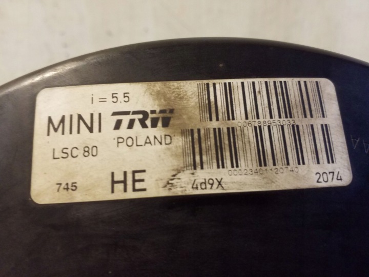 MINI COOPER COUNTRYMAN R60 SERVO FREIN 32482815