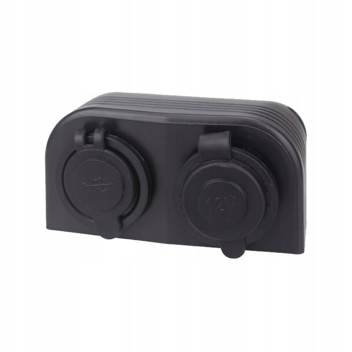 CHARGEUR HYDROFUGE VERS POSITION USB 3,1A PRISE ALLUME-CIGARES ÉTANCHE