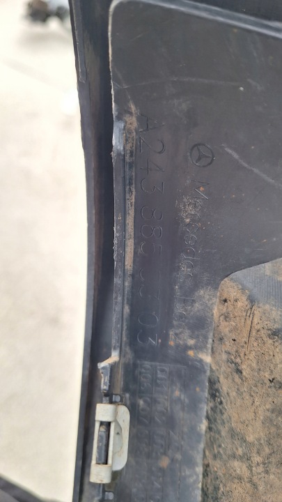 MERCEDES EQB W243 PLAQUE PROTECTION SOUS PARE-CHOCS