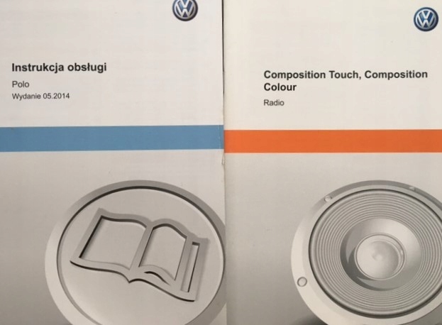 VW VOLKSWAGEN POLO V RESTYLING 2014-2017 POLSKA MANUAL MANTENIMIENTO +RADIO ORIGINAL 