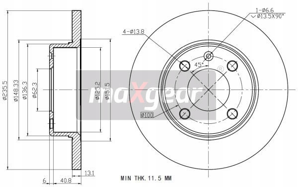 PHARES ANTIBROUILLARD S-MAX 06- DROIT H8/TYC