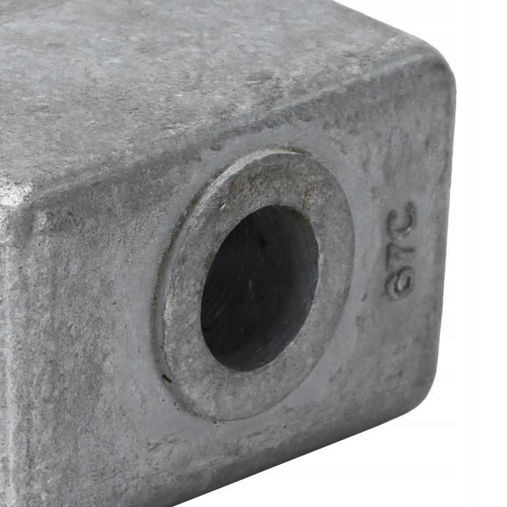 BLOC ANODOWY AVEC PIED ALUMINIUM 436745 SUBSTITUT POUR OMC STRINGER/COBRA
