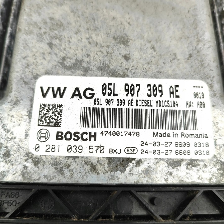 ORDINATEUR MOTEUR MAN TGE FURGON (UY_) 05L907309AE 33731211 2.0L 103KW 2024